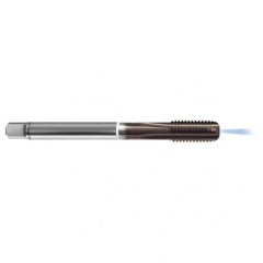 M14 x 1.5 Dia. - 6H - 4 FLX - Cobalt Semi-Bott White Ring Tap - TiAlN-Coolant-FORM-C - Exact Tooling