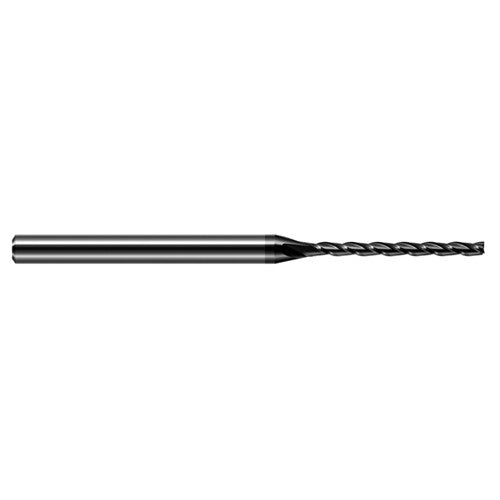 Miniature End Mills - Long Flute - 0.1562″ (5/32″) Cutter Diameter × 1.0000″ (1″) Length of Cut Carbide Square End Mill, 4 Flutes, Amorphous Diamond Coated