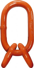 CM - 100 Grade Powder Coated Steel Oblong Link Assembly - 1" Diameter, 22,900 Lb Load Limit - Exact Tooling