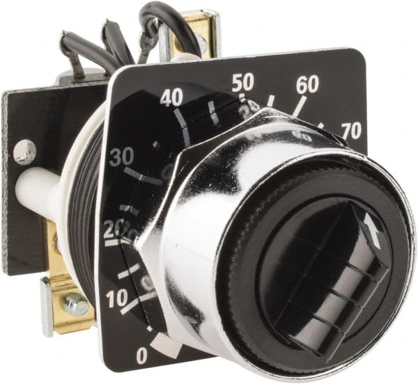 Square D - 5,000 Ohm, 30mm, 600 Volt Potentiometer - 2 Watts, Nonilluminated - Exact Tooling