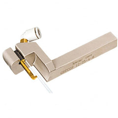 Iscar - GHPCO, Right Hand Cut, 12mm Shank Height x 12mm Shank Width, Neutral Rake Indexable Turning Toolholder - 102mm OAL, Series PICCOCUT - Exact Tooling