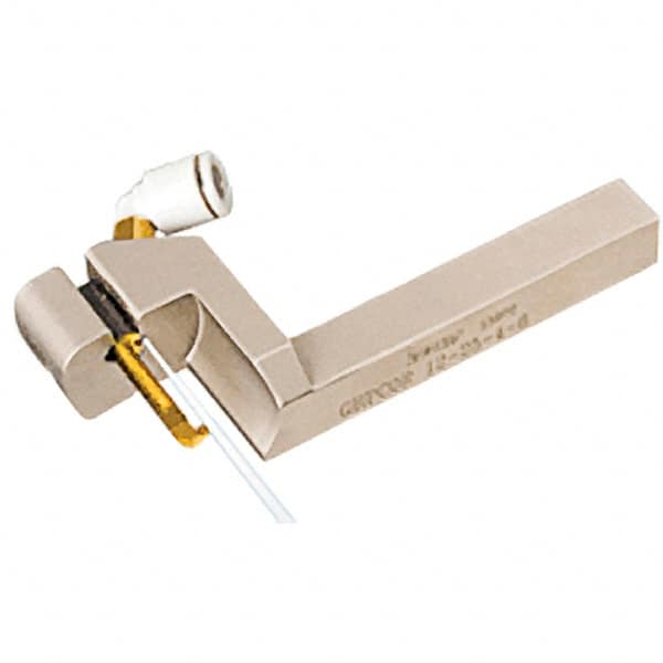 Iscar - GHPCO, Right Hand Cut, 16mm Shank Height x 16mm Shank Width, Neutral Rake Indexable Turning Toolholder - 112mm OAL, Series PICCOCUT - Exact Tooling