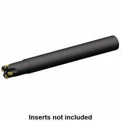 Kennametal - 3/4" Cutting Diam, 3/4" Shank Diam, Straight Shank Indexable Copy End Mill - 3 Inserts, XPLT0603 Insert, C7792VXP06CA.75Z3R6.1 Toolholder - Exact Tooling