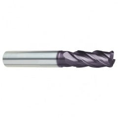 25mm Dia. - 121mm OAL - 4 FL Variable Helix Super-A Carbide End Mill - Exact Tooling