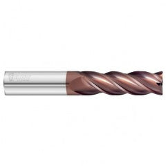 25mm Dia. x 150mm Overall Length 4-Flute 3mm C/R Solid Carbide SE End Mill-Round Shank-Center Cut-FC20 - Exact Tooling