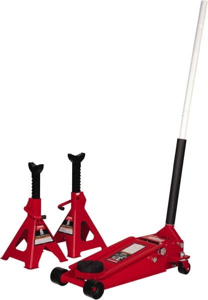 Sunex Tools - 3.5 Ton Capacity Service Floor Jack - 4 to 19-1/2" High - Exact Tooling