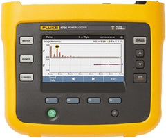 Fluke - 3 Phase, 1 to 500 Amp Capability, Power Meter - Exact Tooling