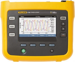 Fluke - 3 Phase, 1 to 500 Amp Capability, Power Meter - Exact Tooling