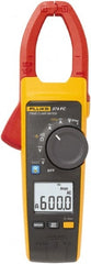 Fluke - 374 FC, CAT IV, CAT III, Digital True RMS Clamp Meter with 1.3386" Clamp On Jaws - Exact Tooling