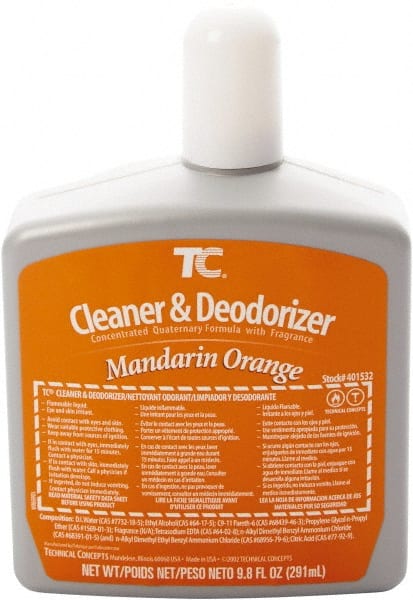 Technical Concepts - 291ml Mandarin Orange Automatic Urinal & Toilet Cleaner Dispenser Refills - For Use with FG500409, FG500410, FG500476, FG500590, FG401188, FG401379 - Exact Tooling