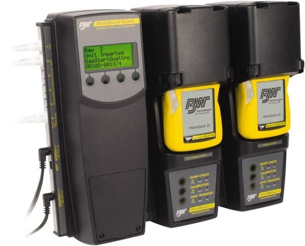 BW Technologies by Honeywell - 8.3' Long Gas Detector 2-Unit Docking Station - Plastic - Exact Tooling