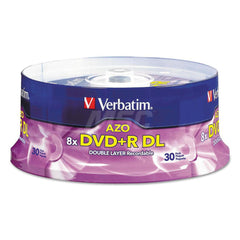 Verbatim - Office Machine Supplies & Accessories; Office Machine/Equipment Accessory Type: DVD+R Disc ; For Use With: DVD Video Players Or DVD-ROM Drives ; Color: Silver - Exact Tooling