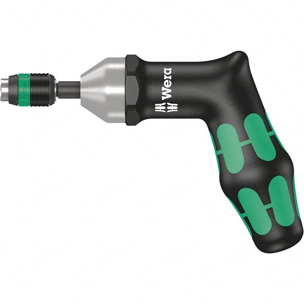 Wera - 1 Piece, 4 to 8.8 N/m, Ergo Cushion Grip Driver Preset Torque Limiting Screwdriver - 1/4" Drive - Exact Tooling