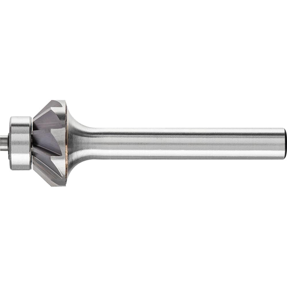 PFERD - SK-6, 5/8" Cut Diam, 1/4" Shank Diam, Carbide Aluma Cut Cone Burr - Exact Tooling