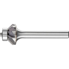 PFERD - SK-6, 5/8" Cut Diam, 1/4" Shank Diam, Carbide Aluma Cut Cone Burr - Exact Tooling