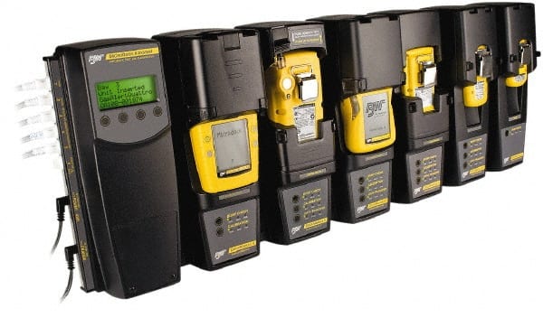 BW Technologies by Honeywell - 8.3' Long Gas Detector 3-Unit Docking Station - Plastic - Exact Tooling