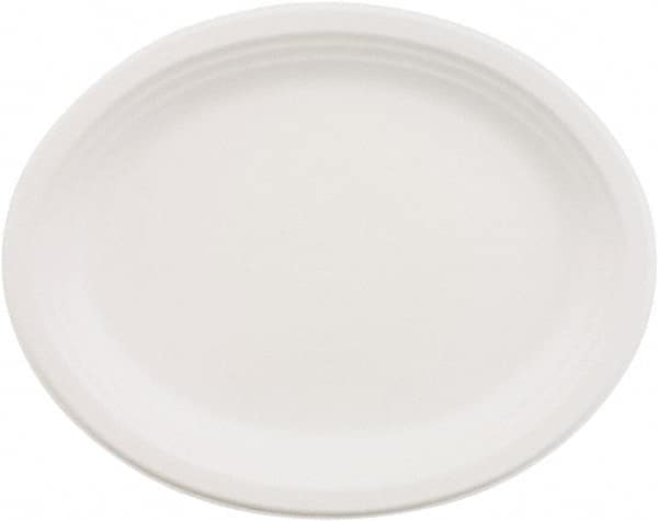 Chinet - Chinet Paper Dinnerware, Oval Platter, 9-3/4 x 12-1/2 - White - Exact Tooling