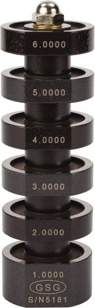 GSG - 1 to 6" Caliper Calibration Master - Accurate to 0.0002" - Exact Tooling