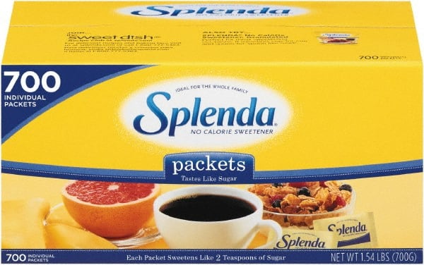 Splenda - 0.035 oz Packet Artificial Sweetener - Use with Coffee, Beverages - Exact Tooling