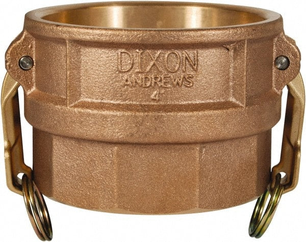 Dixon Valve & Coupling - 2" Brass Cam & Groove Suction & Discharge Hose Female Coupler Female NPT Thread - Part D, 2" Thread, 250 Max psi - Exact Tooling