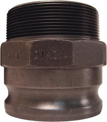 Dixon Valve & Coupling - 2" Malleable Iron Cam & Groove Suction & Discharge Hose Male Adapter Male NPT Thread - Part F, 2" Thread, 250 Max psi - Exact Tooling