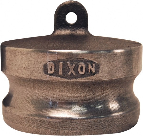Dixon Valve & Coupling - 4" Malleable Iron Cam & Groove Suction & Discharge Hose Dust Plug For Use with Couplers - Part DP, 100 Max psi - Exact Tooling