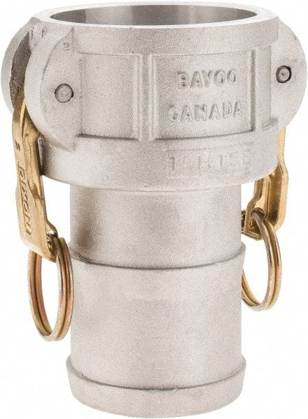 Dixon Valve & Coupling - 2-1/2" Aluminum Cam & Groove Suction & Discharge Hose Female Coupler Hose Shank - Part C, 150 Max psi - Exact Tooling