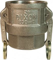 Dixon Valve & Coupling - 3" Malleable Iron Cam & Groove Suction & Discharge Hose Female Coupler Female NPT Thread - Part D, 3" Thread, 125 Max psi - Exact Tooling