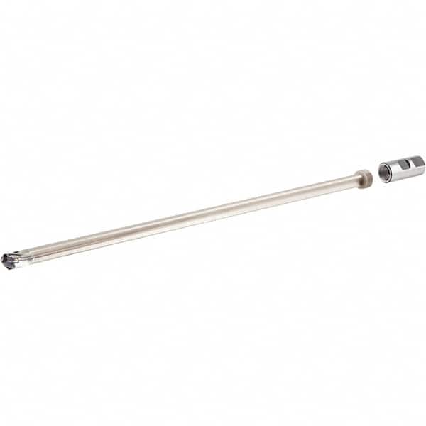 Iscar - 0.551 to 0.57" Diam, 31.6" Max Drill Depth, 0.63" Shank Diam, 33.622" OAL, Replaceable Tip Drill - HCP-IQ, ICG, ICK, ICK-2M, ICM, ICP, iCP-2M, QCP-2M Insert, 14 Seat Size, MNCNT Toolholder, Series SumoGun - Exact Tooling