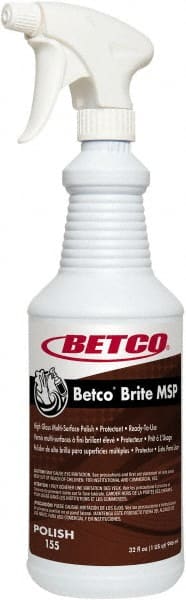Betco - Liquid Furniture Polish - Lemon Scented, Plastic Bottle Container - Exact Tooling