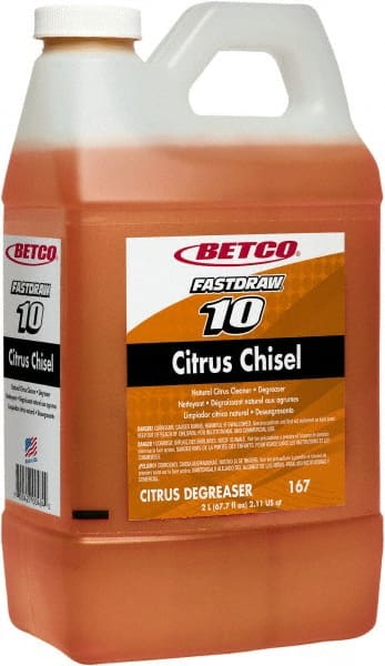 Betco - 2 L Bottle Cleaner/Degreaser - Liquid, Citrus - Exact Tooling