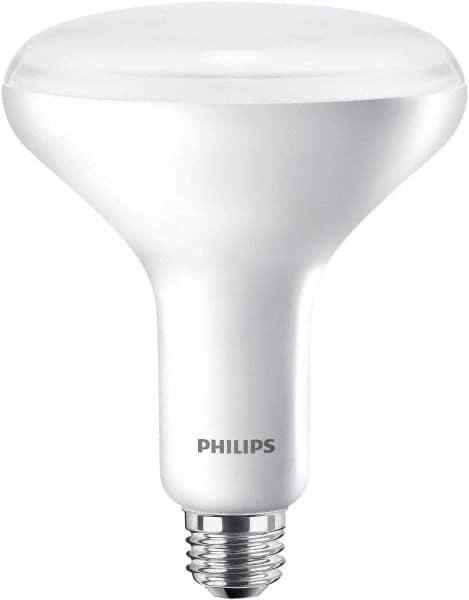 Philips - 9 Watt LED Flood/Spot Medium Screw Lamp - 2,700°K Color Temp, 650 Lumens, 120 Volts, Dimmable, Shatter Resistant, BR30, 25,000 hr Avg Life - Exact Tooling