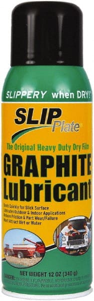 SLIP Plate - 12 oz Aerosol Spray Lubricant - Black, -75°F to 450°F - Exact Tooling