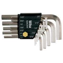 13PC SET IN HEX L-KEY SHORT ARM NICK - Exact Tooling