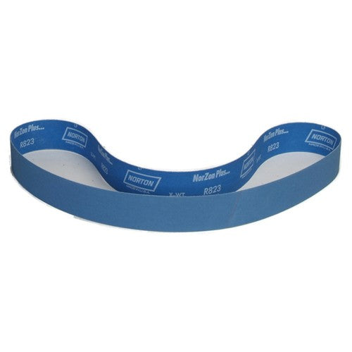 ‎2-1/2″ × 60″ NorZon Plus R824 Narrow Belt 24 Grit Zirconia Alumina - Exact Tooling