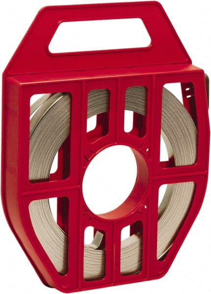 IDEAL TRIDON - Stainless Steel Banding Strap Roll - 3/4" Wide x 0.03" Thick - Exact Tooling
