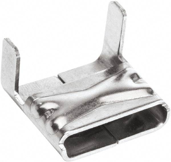 IDEAL TRIDON - Stainless Steel Banding Strap Buckle - 3/4" Wide x 0.02" Thick - Exact Tooling
