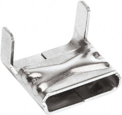 IDEAL TRIDON - Stainless Steel Banding Strap Buckle - 3/4" Wide x 0.02" Thick - Exact Tooling
