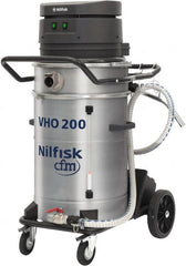 Nilfisk - 14 Gal, Painted Steel Tank, Dry, Machine Shop Vacuum Cleaner - 13.3 Amps - Exact Tooling