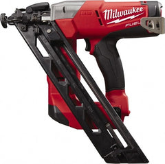 Milwaukee Tool - Cordless Finish Nailer - 15 Gauge Nail Diam, 1-1/4 to 2-1/2" Long Nail, Batteries Not Included - Exact Tooling
