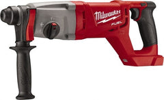 Milwaukee Tool - 18 Volt 1" SDS Plus Chuck Cordless Rotary Hammer - 0 to 4,400 BPM, 0 to 1,500 RPM, Reversible - Exact Tooling