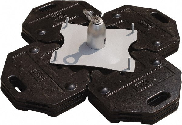 DBI/SALA - D-Ring Adjustable Roof Anchor - 310 Lb Capacity, Vinyl Coated PVC - Exact Tooling