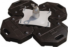 DBI/SALA - D-Ring Adjustable Roof Anchor - 310 Lb Capacity, Vinyl Coated PVC - Exact Tooling