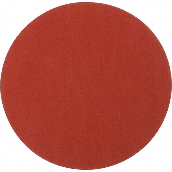 Superior Abrasives - 12" Diam, 60 Grit Ceramic Adhesive PSA Disc - Medium, Cloth Backing, Flexible - Exact Tooling