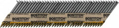 Stanley Bostitch - 12 Gauge 0.113" Shank Diam 2" Long Framing Nails for Power Nailers - Steel, Bright Finish, Smooth Shank, Angled Stick Paper Tape Collation, Round Head - Exact Tooling