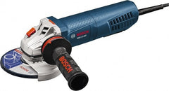 Bosch - 5" Wheel Diam, 11,500 RPM, Corded Angle & Disc Grinder - Exact Tooling