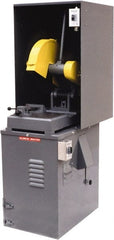 Kalamazoo - 12 or 14" Blade Diam, 1" Arbor Hole, Straight Chop & Cutoff Saw - 4,400 RPM, 5 hp, 220/440 Volts, 3 Phase - Exact Tooling
