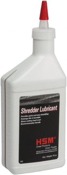 HSM of America - 16 oz Shredder Lubricant - Use with Paper Shredders - Exact Tooling