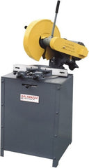 Kalamazoo - 14" Blade Diam, 1" Arbor Hole, Miter Chop & Cutoff Saw - 4,400 RPM, 5 hp, 220/440 Volts, 3 Phase - Exact Tooling