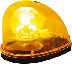 Buyers Products - 90 FPM, Magnetic Mount Emergency Revolving Warning Light Assembly - Powered by 12 Volts, Amber - Exact Tooling